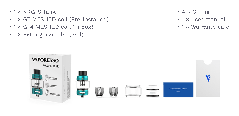 Vaporesso NRG-S 8ml Tank Matte Gray - Image 4
