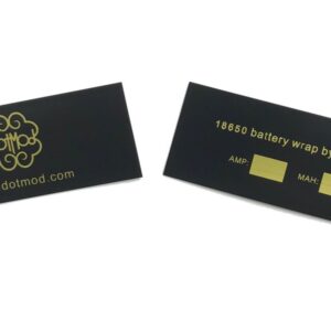 Sleeve Bateria 18650 PVC dotMod