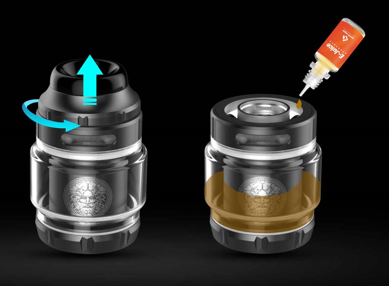 Geekvape ZX 4.5ml RTA Black - Image 2