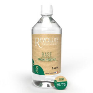 Base Revolute Végétale 30%PG/70%VG 1000ml 00mg