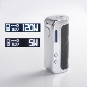 Augvape Foxy One 120W Box Mod Silver+Black