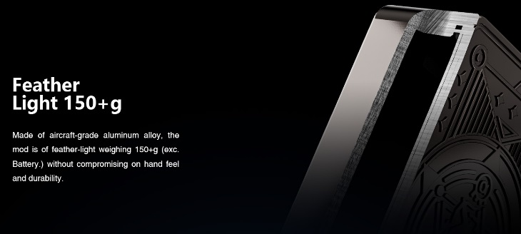 Lost Vape Centaurus M200 200W Box Mod Galaxy Black - Image 2