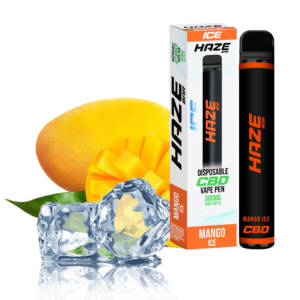 Vape Pen Haze Bar CBD 300MG 600Puffs Mango Ice