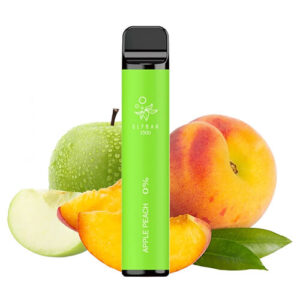 Vape Pen Elf Bar 1500 Puffs 00mg Pomme Pêche