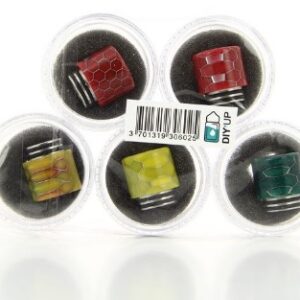 Drip Tip Epoxy Resin Snake Pattern Anti Spit Back r810 Sortido (1uni.)