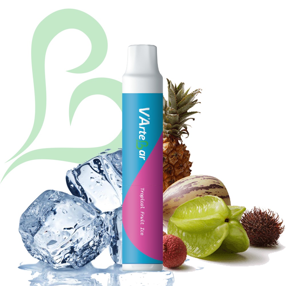 Vape Pen V'ArteBar Tropical Fruit Ice 600 Puffs 0mg